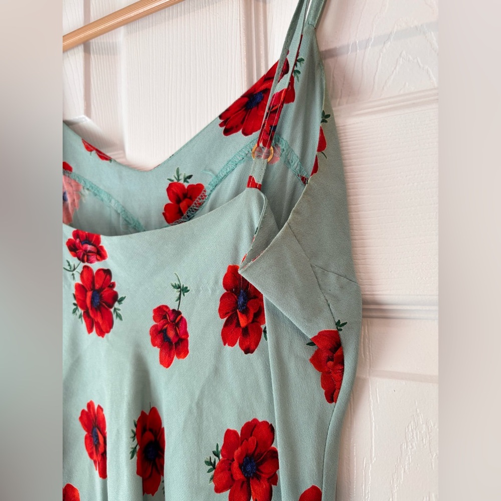 Vintage 1990s Betsy Johnson floral dress size petite - Picture 3 of 8